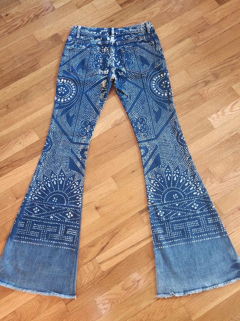 Free People Vintage Bali Flare Indigo Malaya Wash Jeans - Picture 2 of 6
